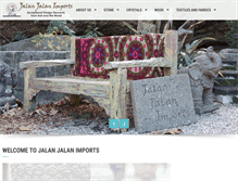 Tablet Screenshot of jalanjalanimports.com